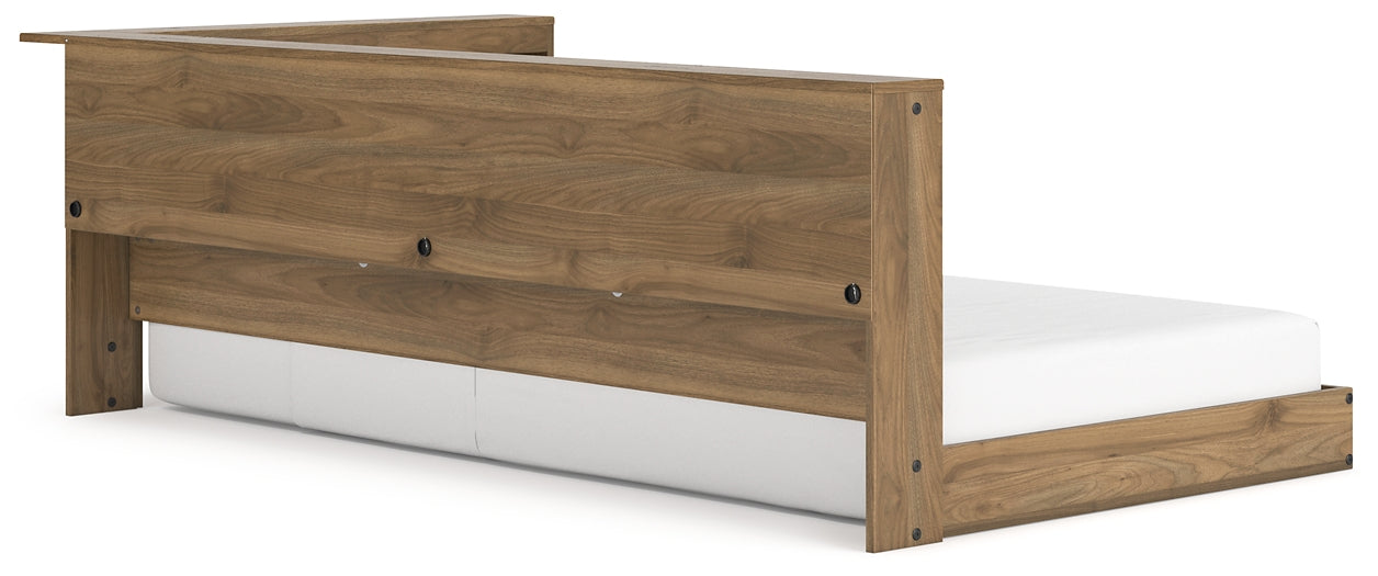 Ashley Express - Cama con almacenaje y librería Deanlow