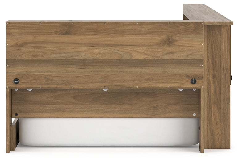 Ashley Express - Cama con almacenaje y librería Deanlow