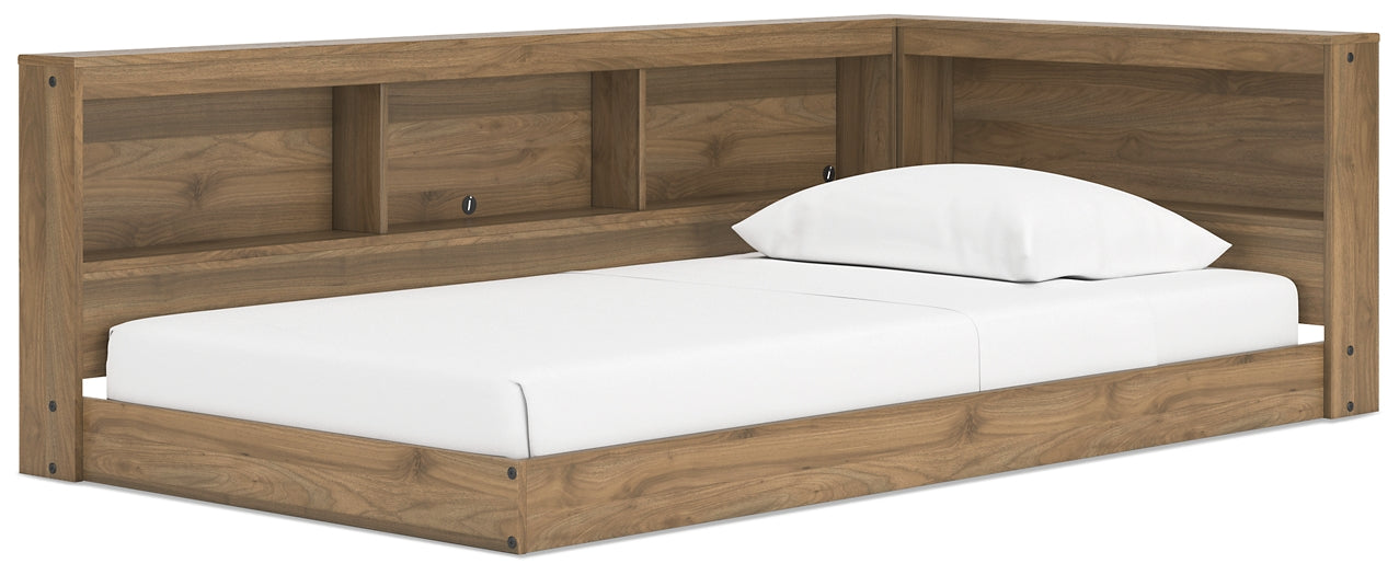 Ashley Express - Cama con almacenaje y librería Deanlow