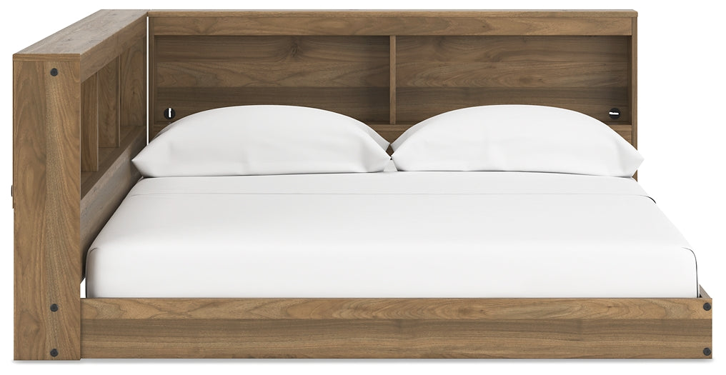 Ashley Express - Cama con almacenaje y librería Deanlow