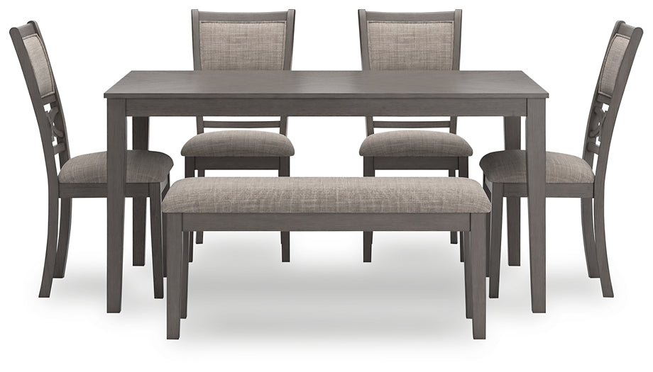 Juego de mesa de comedor Wrenning (6 piezas)