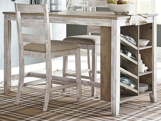 Ashley Express - Mesa de mostrador rectangular Skempton con almacenamiento