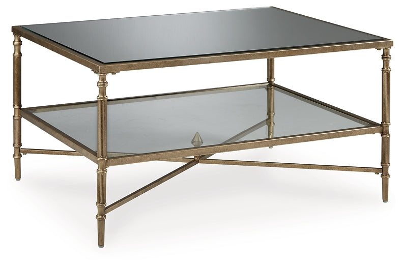 Ashley Express - Mesa de cóctel rectangular Cloverty