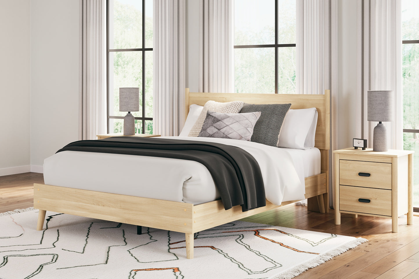 Ashley Express - Cama con plataforma Cabinella