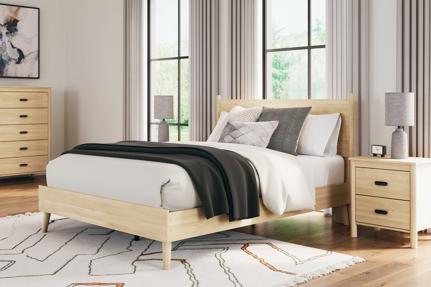 Ashley Express - Cama con plataforma Cabinella