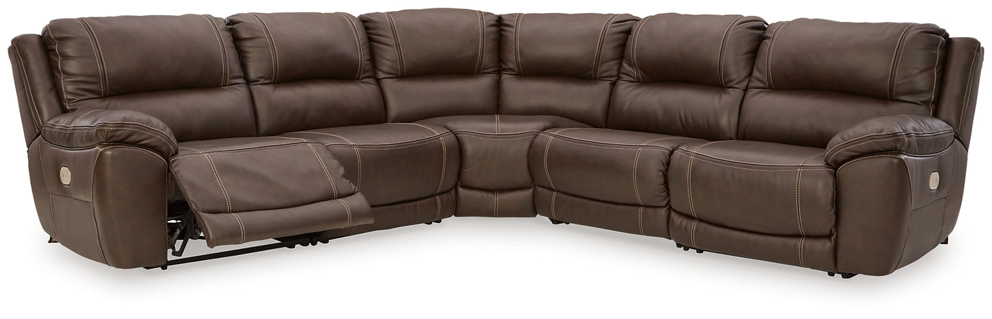 Seccional reclinable eléctrico Dunleith de 5 piezas