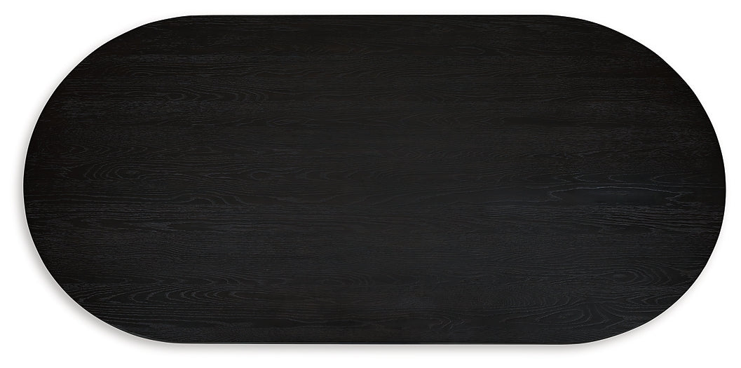 Mesa de comedor ovalada Rowanbeck