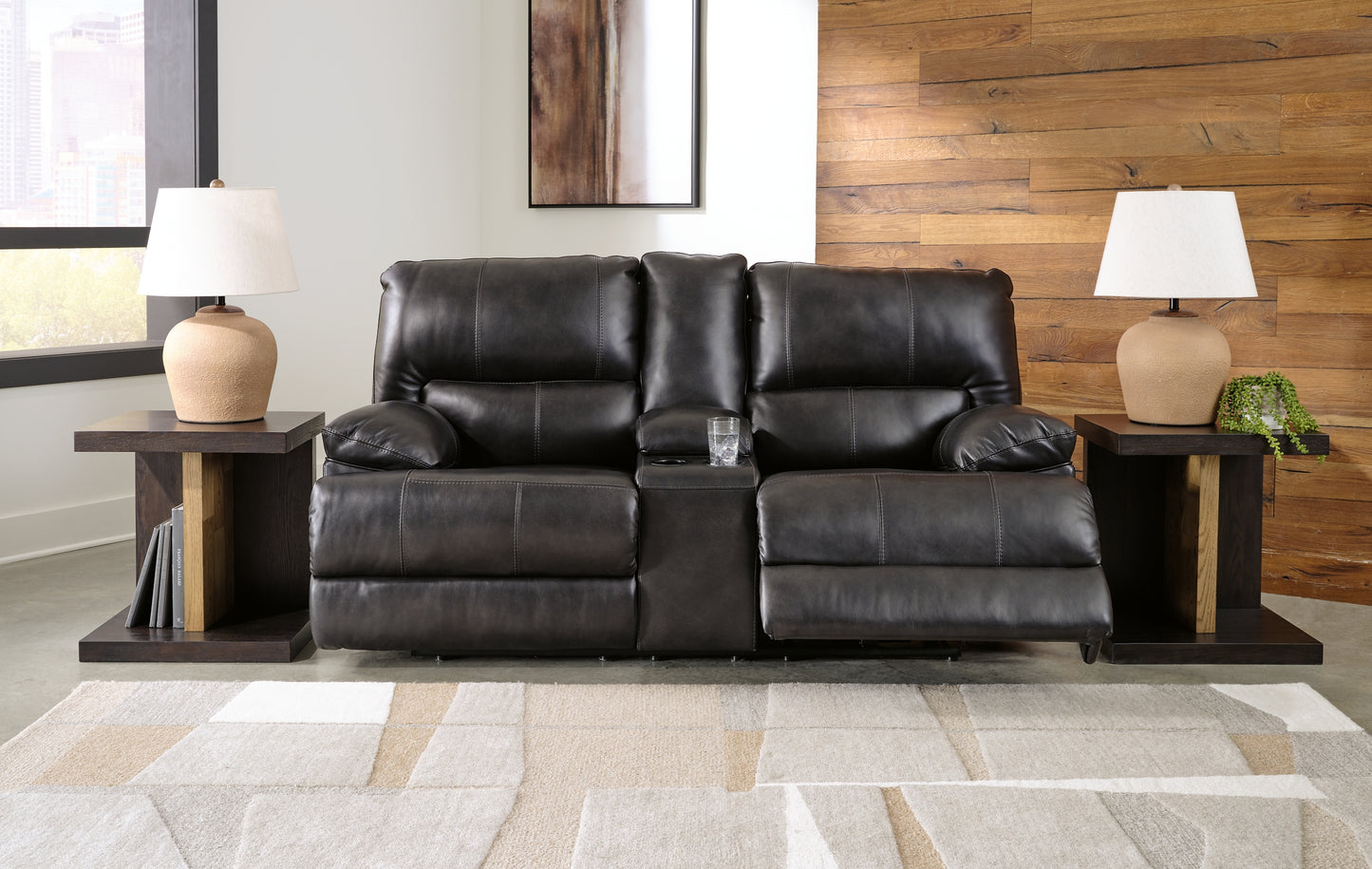 Loveseat PWR REC montañoso/CON/ADJ HDRST