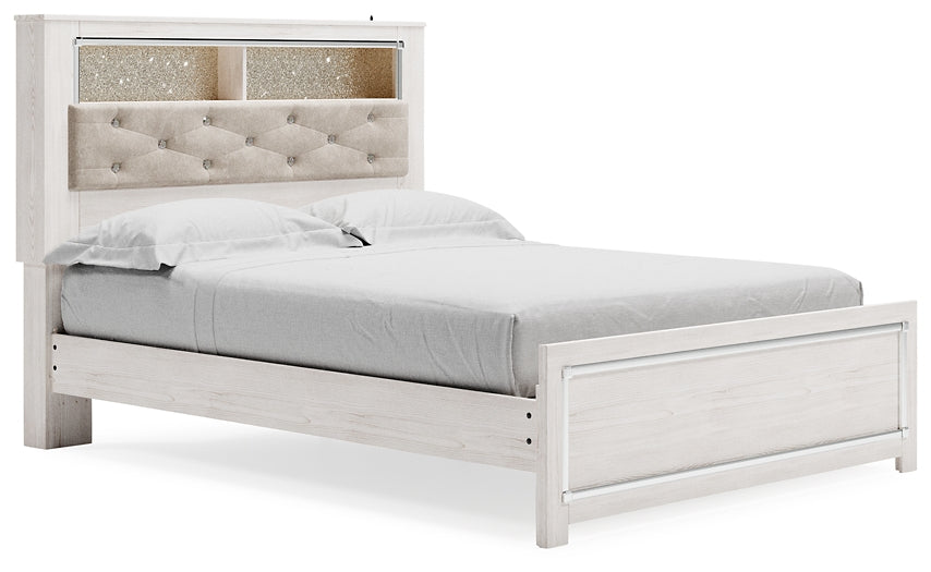 Cama con librería y paneles Altyra Queen