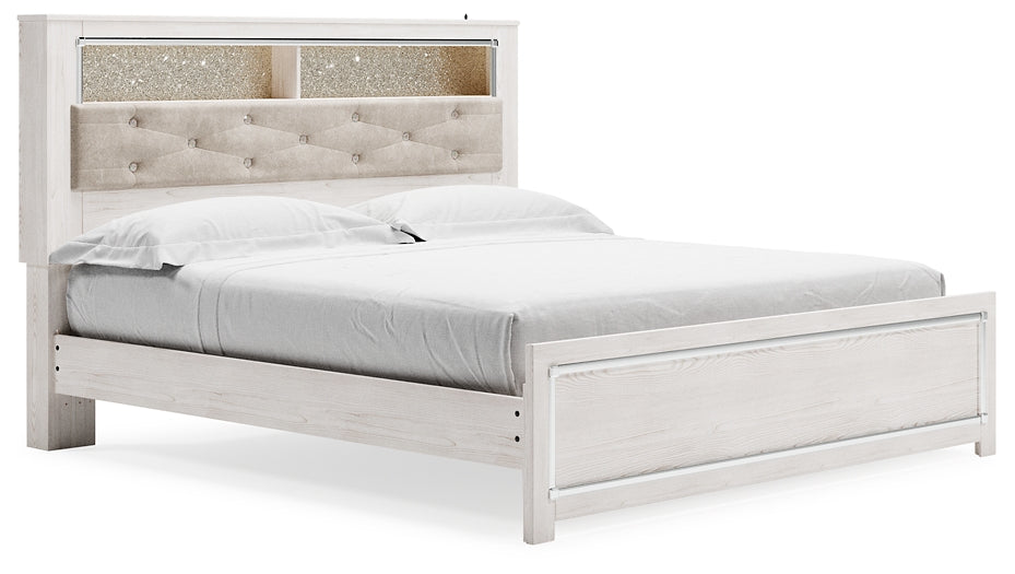 Cama con librería y paneles Altyra King