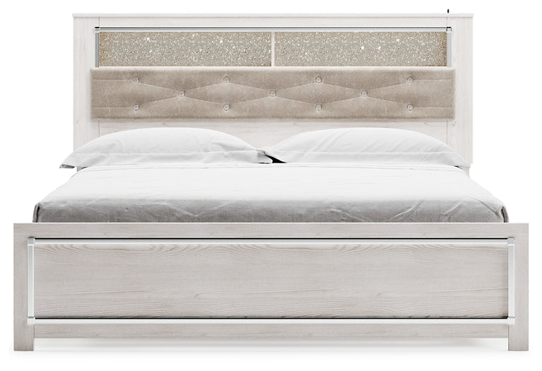 Cama con librería y paneles Altyra King
