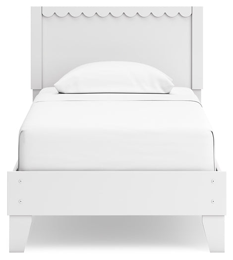 Ashley Express - Cama con plataforma y paneles Hallityn