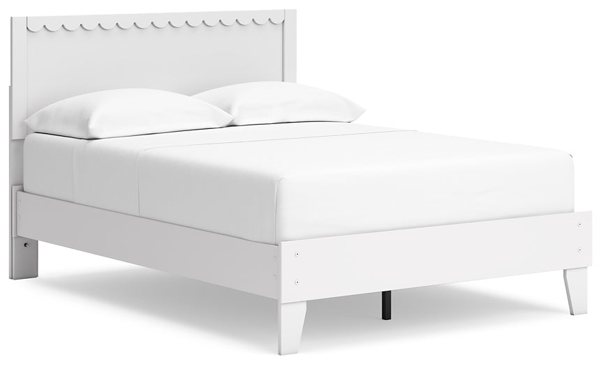 Ashley Express - Cama con plataforma y paneles Hallityn