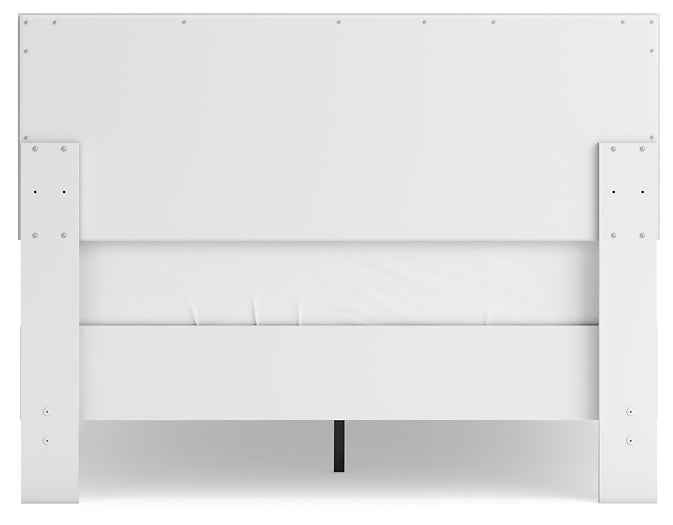 Ashley Express - Cama con plataforma y paneles Hallityn