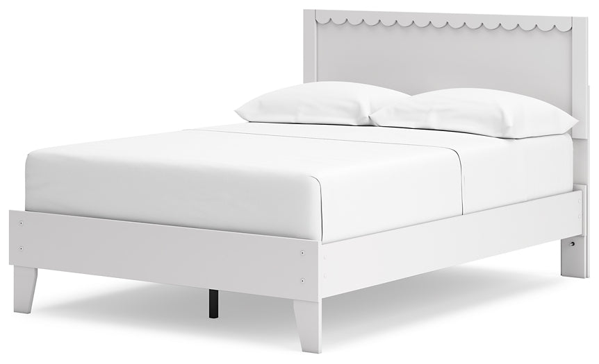 Ashley Express - Cama con plataforma y paneles Hallityn