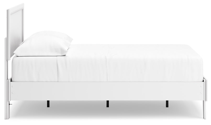 Ashley Express - Cama con plataforma y paneles Hallityn