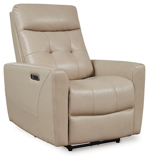 Ashley Express - Sillón reclinable eléctrico Pisgham con reposacabezas ajustable