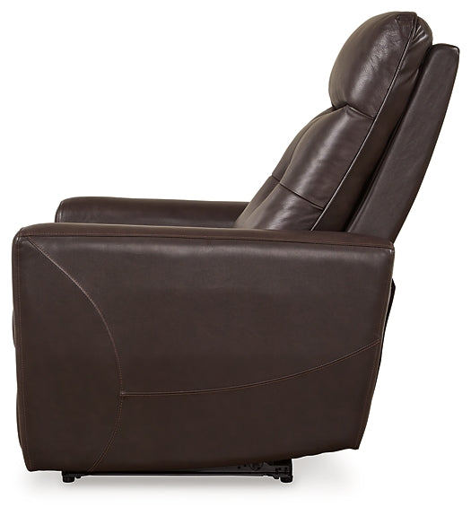 Ashley Express - Sillón reclinable eléctrico Pisgham con reposacabezas ajustable