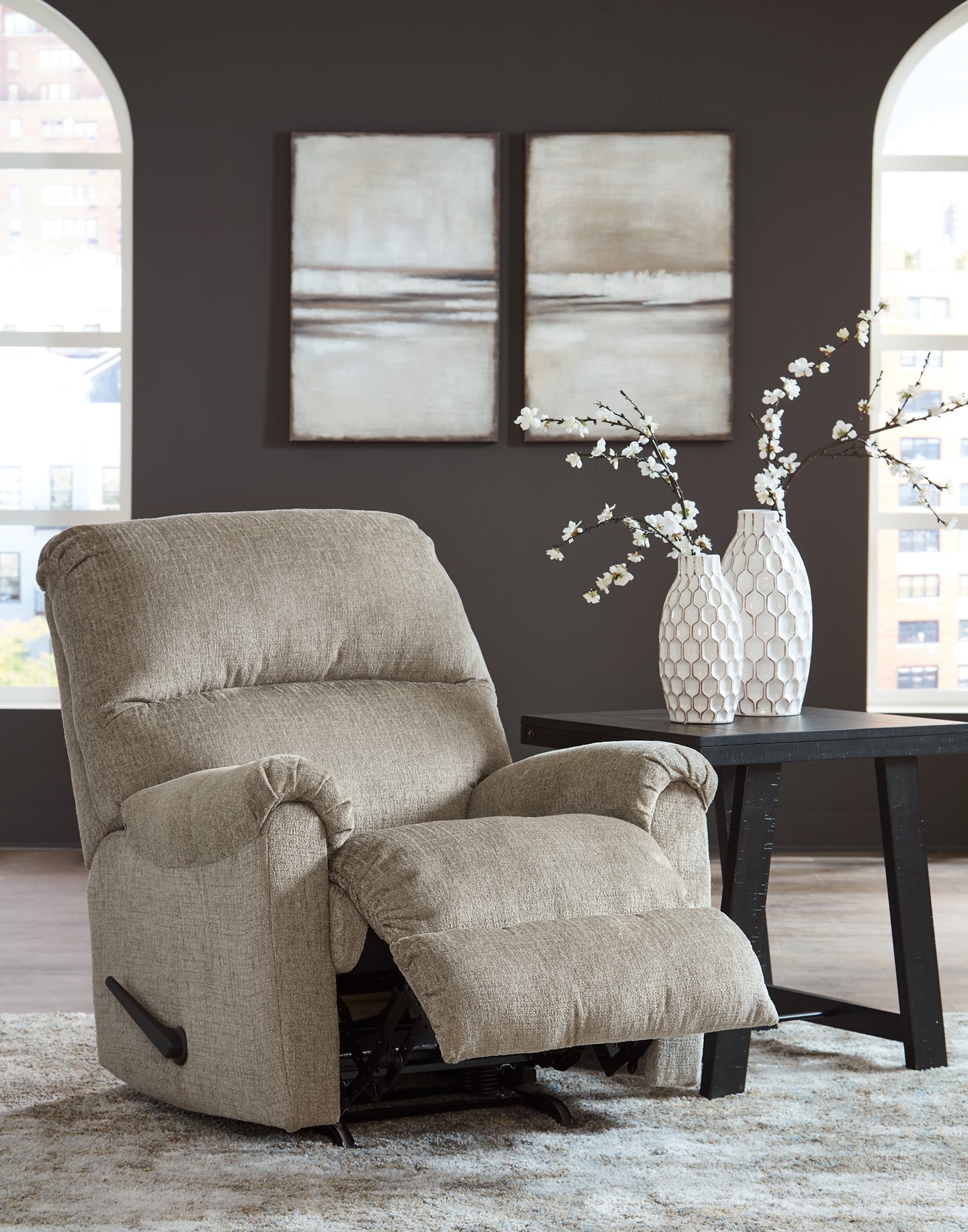 Sillón reclinable mecedor Stonemeade