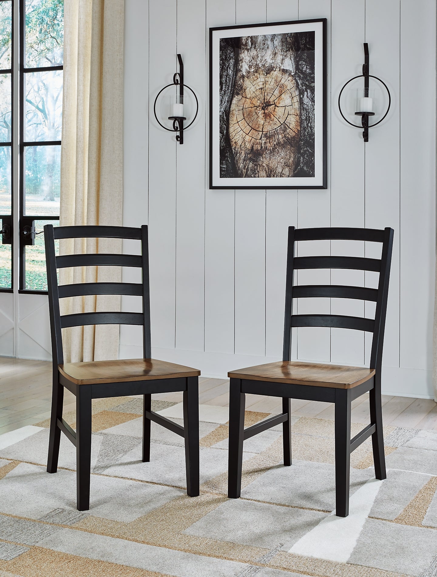 Mesa de comedor Wildenauer y 6 sillas