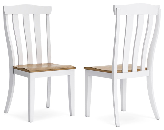 Mesa de comedor Ashbryn y 4 sillas