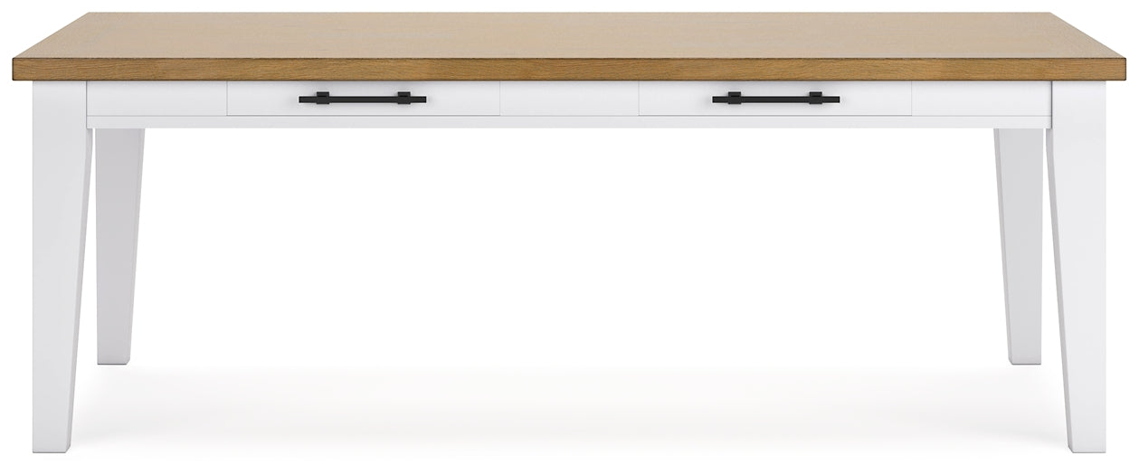 Mesa de comedor Ashbryn y 4 sillas