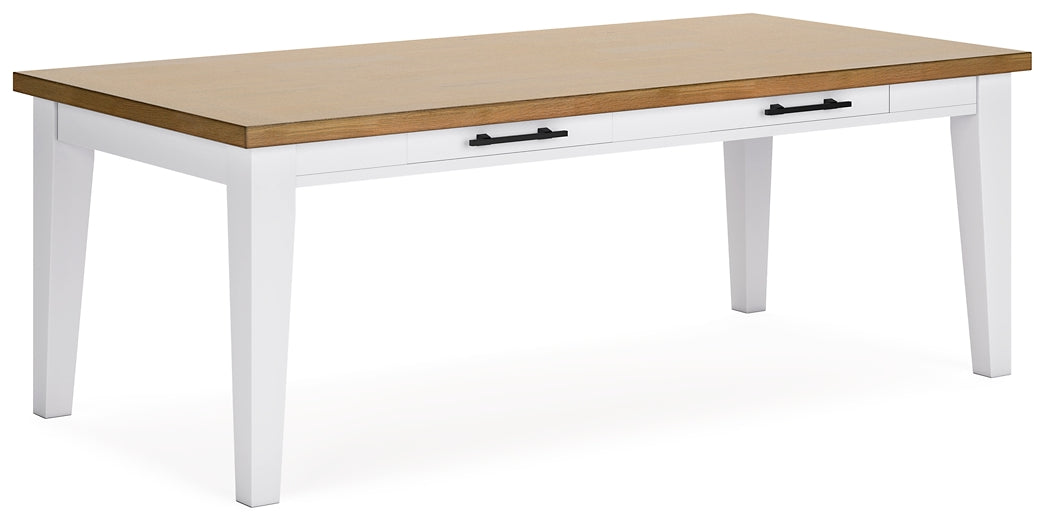 Mesa de comedor Ashbryn y 6 sillas