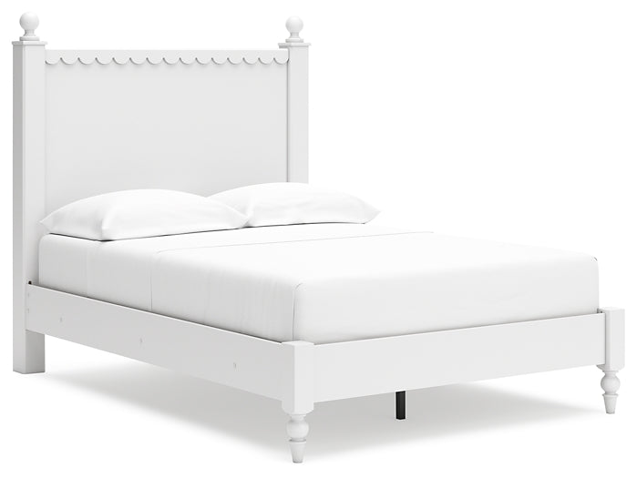 Ashley Express - Cama con paneles Mollviney