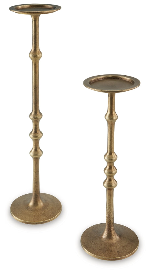Ashley Express - Juego de candelabros Larwick (2 unidades)