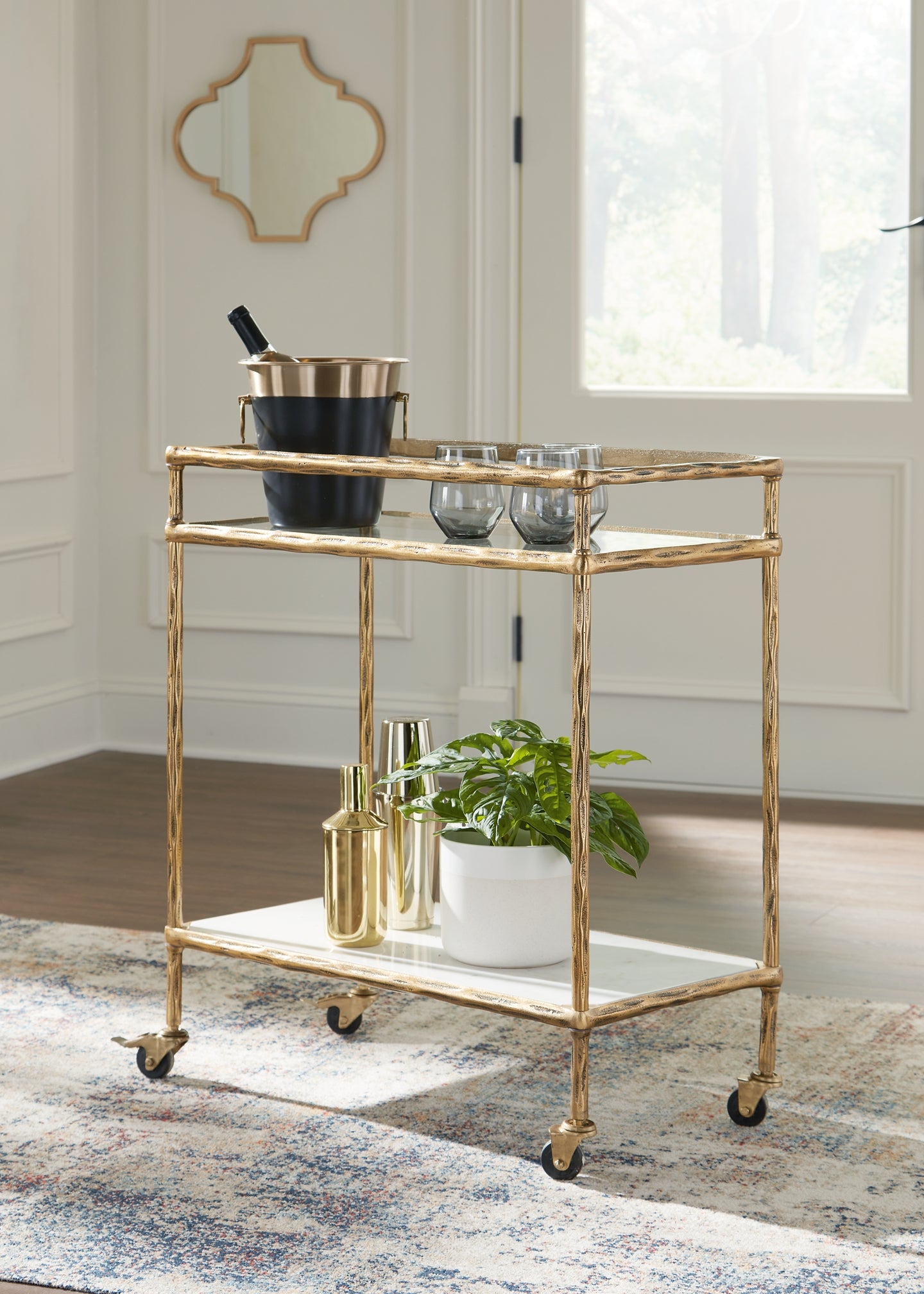 Ashley Express - Carrito de bar Plattfield