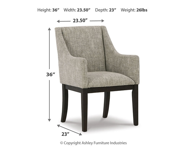 Ashley Express - Sillón Burkhaus Dining UPH (2 unidades)