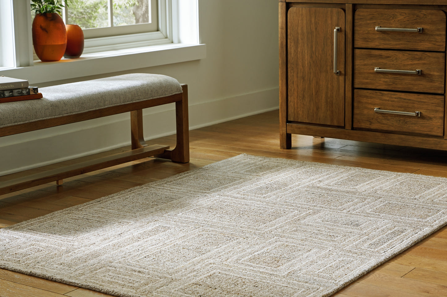 Ashley Express - Alfombra mediana Brickburgh