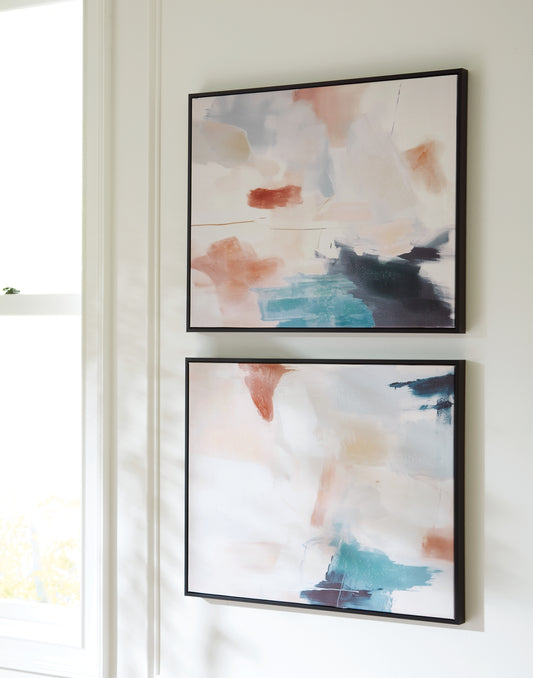 Ashley Express - Juego de arte mural Caldish (2 unidades)