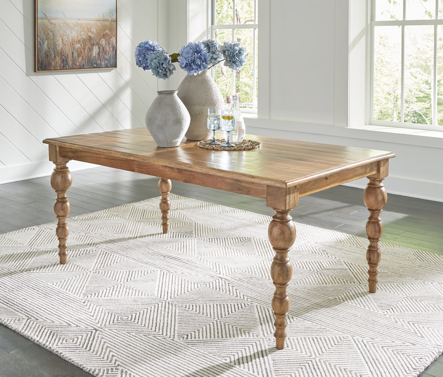Mesa de comedor rectangular Rybergston