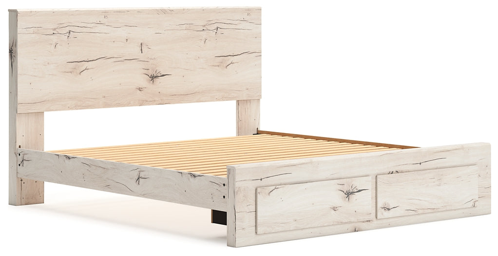 Cama con almacenamiento y paneles Lawroy