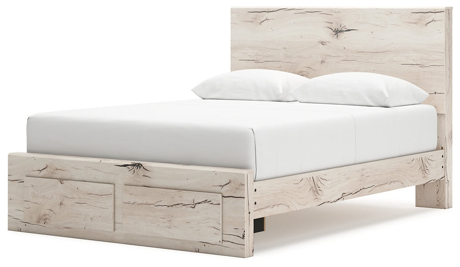 Cama con almacenamiento y paneles Lawroy