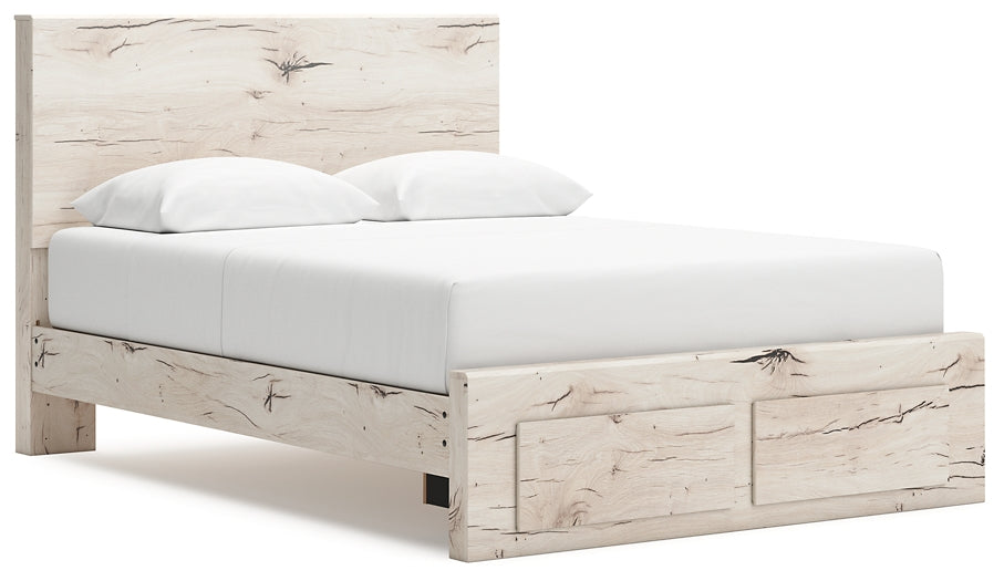 Cama con almacenamiento y paneles Lawroy