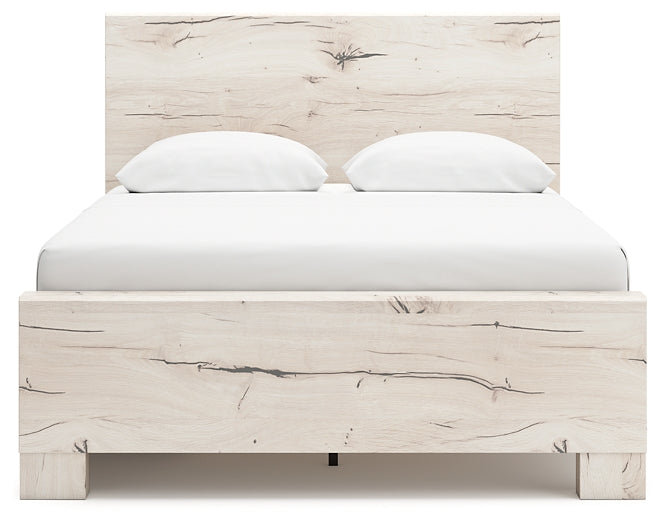 Cama con paneles Lawroy y almacenamiento