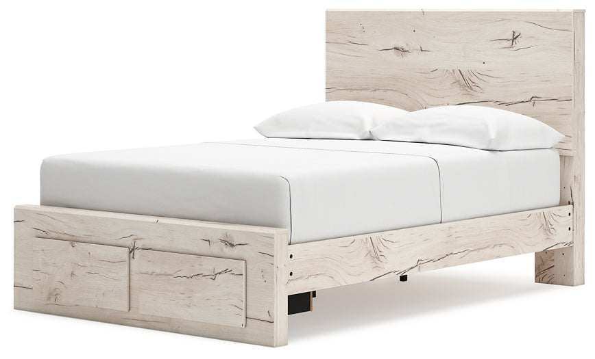 Cama con almacenamiento y paneles Lawroy
