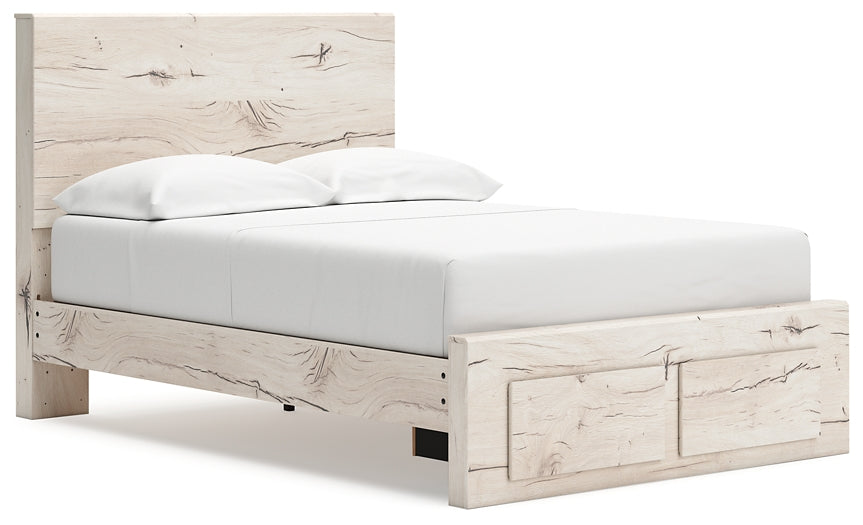 Cama con almacenamiento y paneles Lawroy