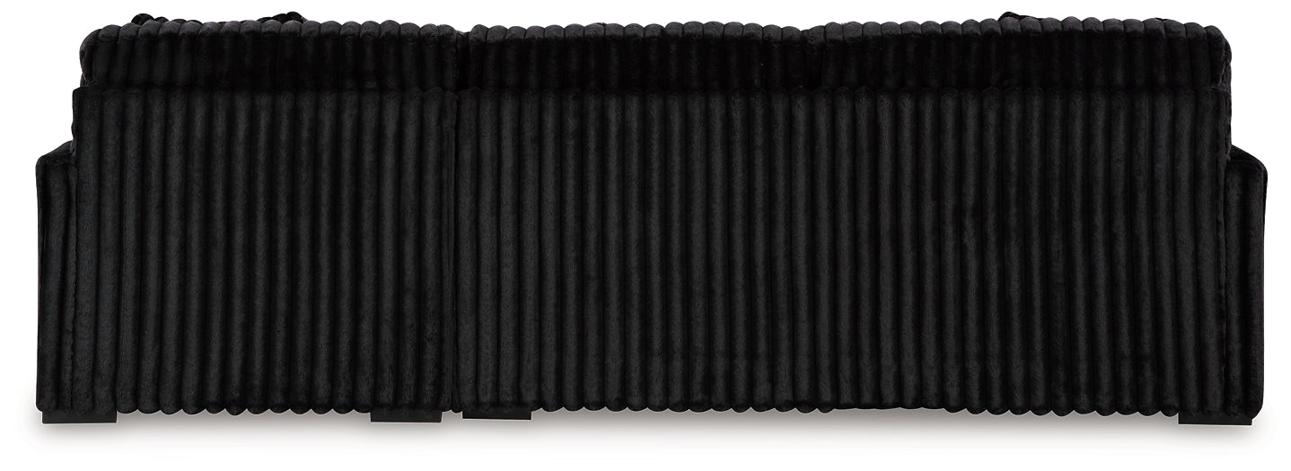 Sofá seccional de dos piezas con chaise longue Midnight-Madness