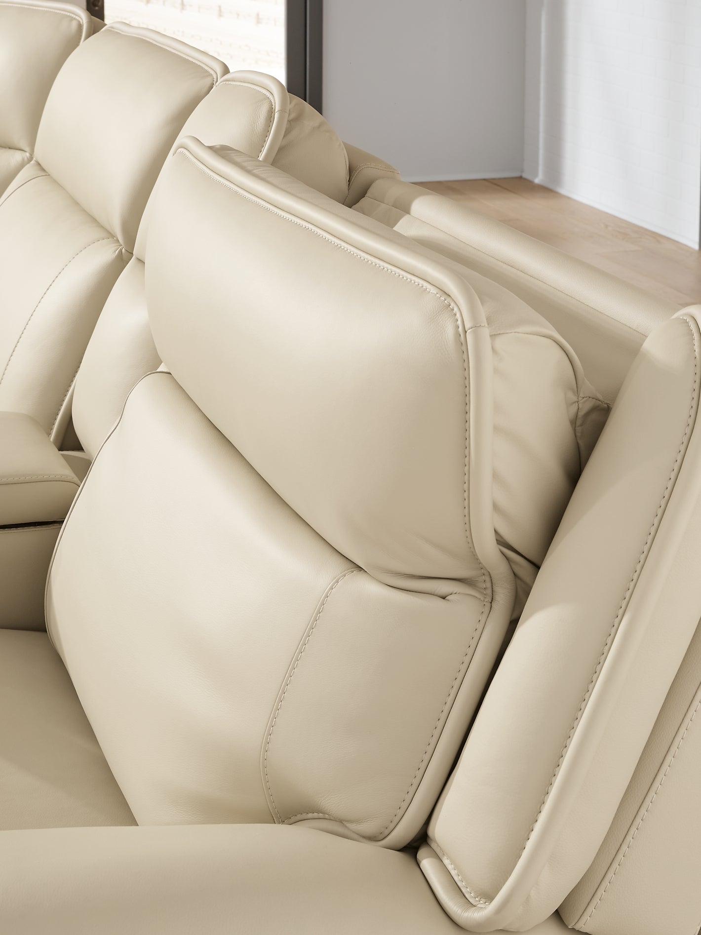 Sofá seccional reclinable eléctrico de 3 piezas Double Deal