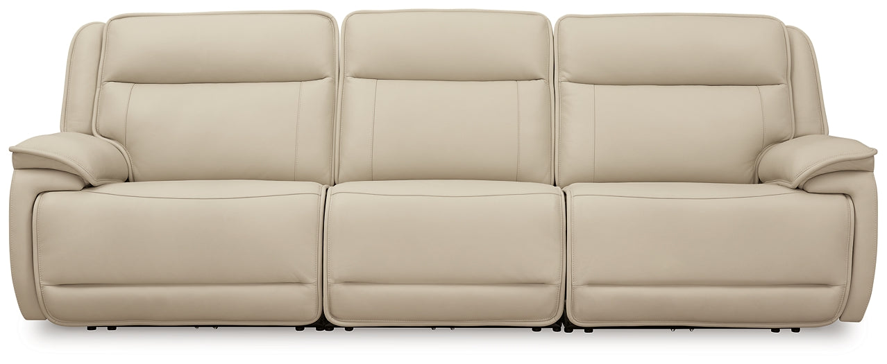 Sofá seccional reclinable eléctrico de 3 piezas Double Deal