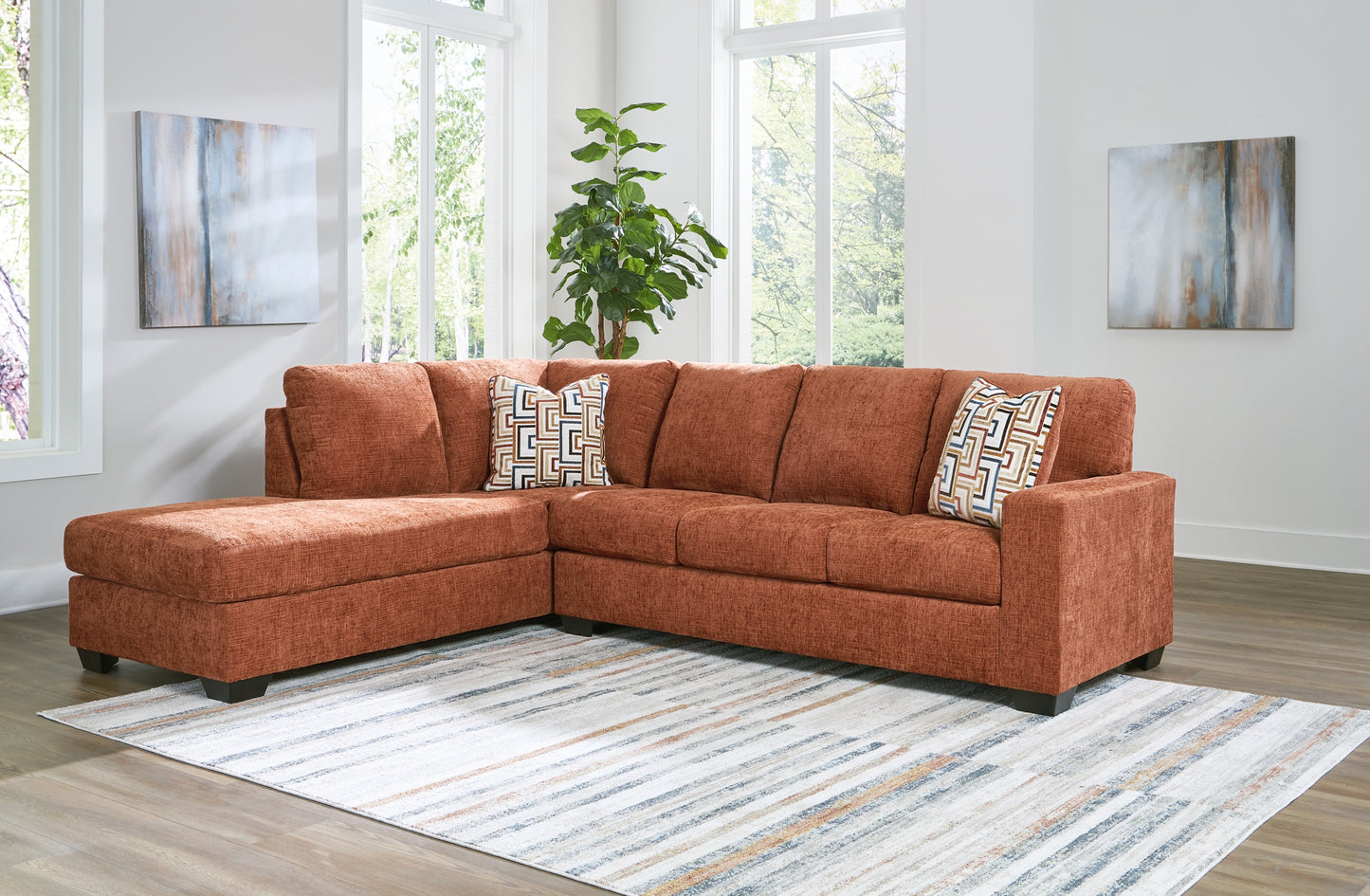 Seccional de 2 piezas con chaise longue Aviemore