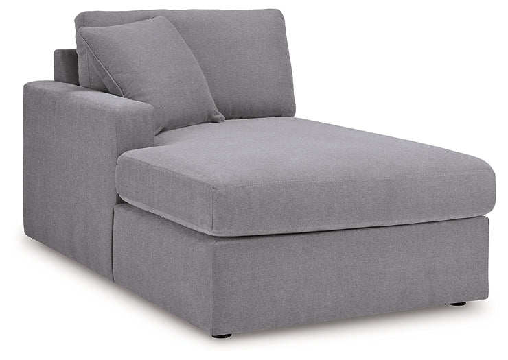 Seccional Modmax de 6 piezas con chaise longue y consola de audio