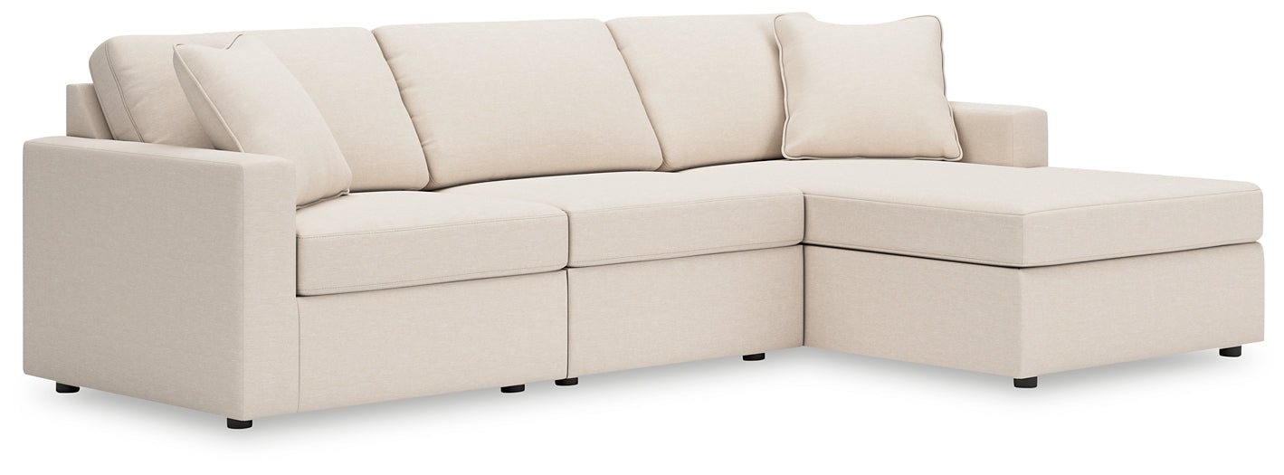 Seccional de 3 piezas Modmax con chaise longue