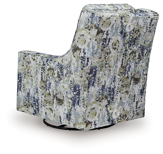 Sillón giratorio con acento deslizante Dustinford