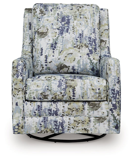 Sillón giratorio con acento deslizante Dustinford