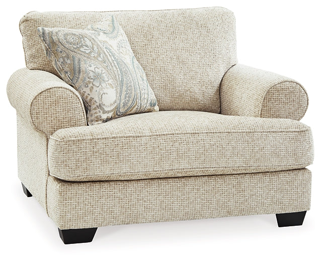 Sofá, loveseat, silla y otomana Monaghan