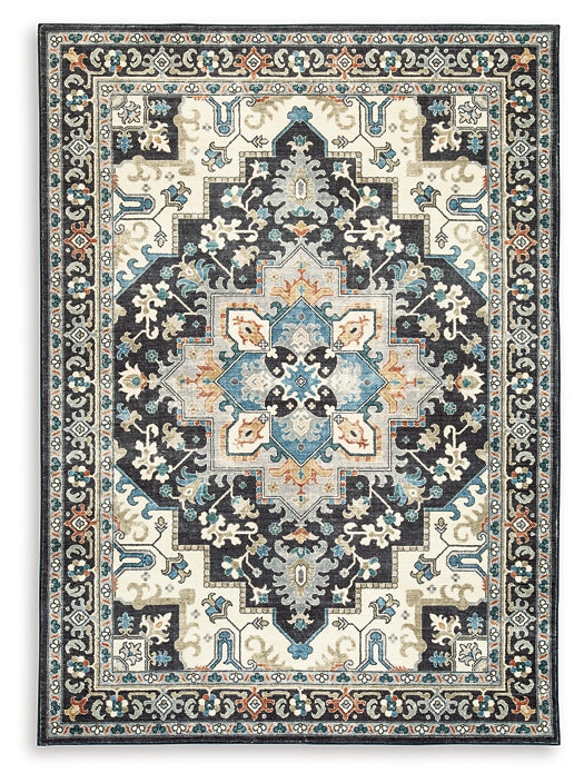 Ashley Express - Alfombra lavable mediana Leningston
